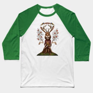 Jedidiah Jackalope Baseball T-Shirt